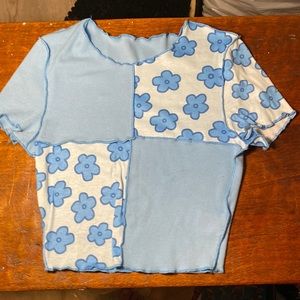 Checkered Blue shirt